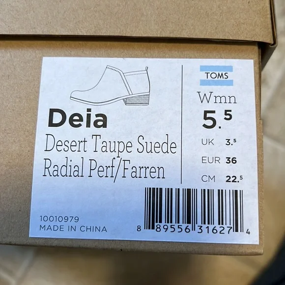 Like New Toms Deia Booties - Picture 5 of 5